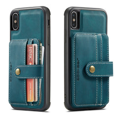 JEEHOOD RFID Blocking Anti-Theft Wallet Phone Case, For iPhone XS Max, For iPhone SE 2022 / SE 2020 / 7 / 8, For iPhone 7 Plus / 8 Plus