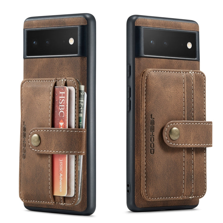 JEEHOOD RFID Blocking Anti-Theft Wallet Phone Case, For Google Pixel 6, For Google Pixel 6 Pro JEEHOOD RFID Blocking Anti-Theft Wallet Phone Case, For Google Pixel 6, For Google Pixel 6 Pro
