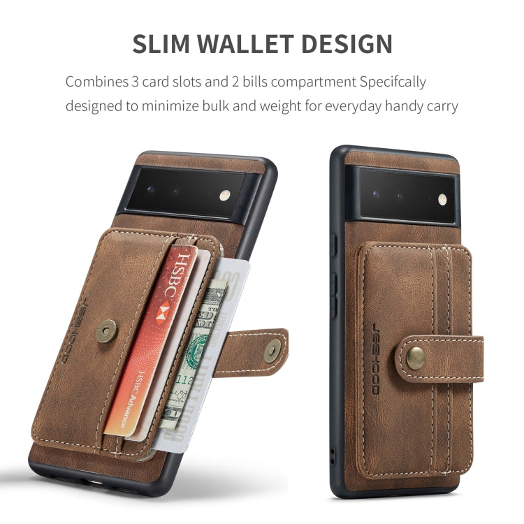 JEEHOOD RFID Blocking Anti-Theft Wallet Phone Case, For Google Pixel 6, For Google Pixel 6 Pro JEEHOOD RFID Blocking Anti-Theft Wallet Phone Case, For Google Pixel 6, For Google Pixel 6 Pro