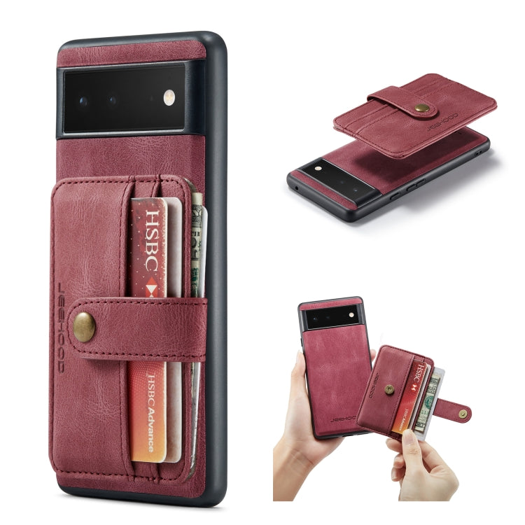 JEEHOOD RFID Blocking Anti-Theft Wallet Phone Case, For Google Pixel 6, For Google Pixel 6 Pro JEEHOOD RFID Blocking Anti-Theft Wallet Phone Case, For Google Pixel 6, For Google Pixel 6 Pro