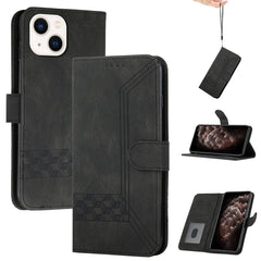 Cubic Skin Feel Flip Leather Phone Case, For iPhone 13 mini, For iPhone 13, For iPhone 13 Pro, For iPhone 13 Pro Max