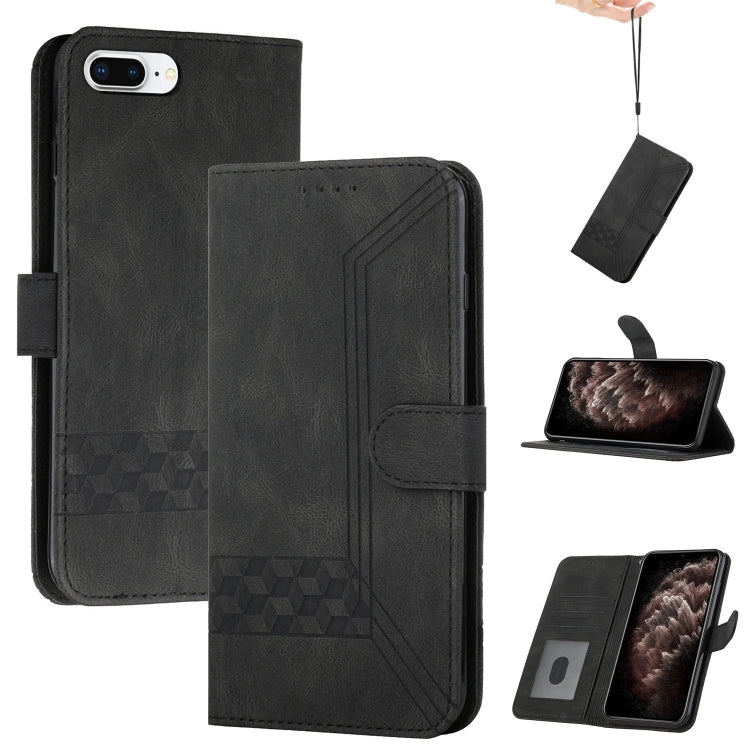 Cubic Skin Feel Flip Leather Phone Case, For iPhone XS Max, For iPhone SE 2022 / SE 2020 / 7 / 8, For iPhone 7 Plus / 8 Plus Cubic Skin Feel Flip Leather Phone Case, For iPhone XS Max, For iPhone SE 2022 / SE 2020 / 7 / 8, For iPhone 7 Plus / 8 Plus