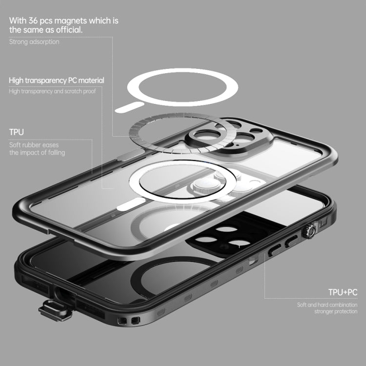 PC + TPU + PET Shockproof Magsafe Waterproof Phone Case, For iPhone 13 Pro Max, For iPhone 13 Pro, For iPhone 13 PC + TPU + PET Shockproof Magsafe Waterproof Phone Case, For iPhone 13 Pro Max, For iPhone 13 Pro, For iPhone 13
