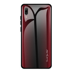 Texture Gradient Glass Protective Case, For Huawei Enjoy 9 Plus / Y9 2019, For Huawei Enjoy 9s, For Huawei Mate 20 Pro, For Huawei P20 Pro