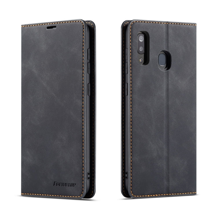 Forwenw Dream Series Oil Edge Strong Magnetism Horizontal Flip Leather Case with Holder & Card Slots & Wallet & Photo Frame, For Galaxy A40, For Galaxy A60, For Galaxy A20e, For Galaxy A50, For Galaxy A70, For Galaxy A80 / A90 Forwenw Dream Series Oil Edge Strong Magnetism Horizontal Flip Leather Case with Holder & Card Slots & Wallet & Photo Frame, For Galaxy A40, For Galaxy A60, For Galaxy A20e, For Galaxy A50, For Galaxy A70, For Galaxy A80 / A90