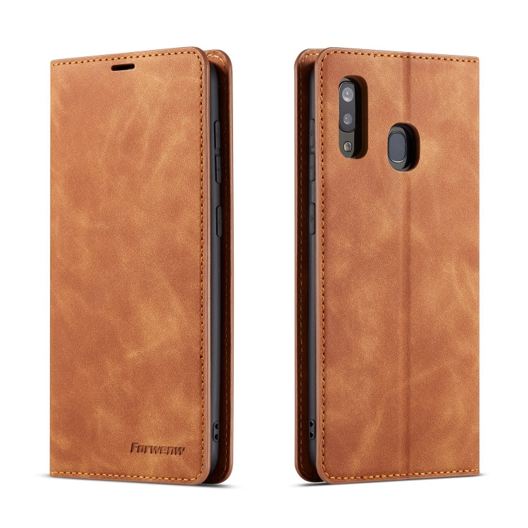 Forwenw Dream Series Oil Edge Strong Magnetism Horizontal Flip Leather Case with Holder & Card Slots & Wallet & Photo Frame, For Galaxy A40, For Galaxy A60, For Galaxy A20e, For Galaxy A50, For Galaxy A70, For Galaxy A80 / A90 Forwenw Dream Series Oil Edge Strong Magnetism Horizontal Flip Leather Case with Holder & Card Slots & Wallet & Photo Frame, For Galaxy A40, For Galaxy A60, For Galaxy A20e, For Galaxy A50, For Galaxy A70, For Galaxy A80 / A90