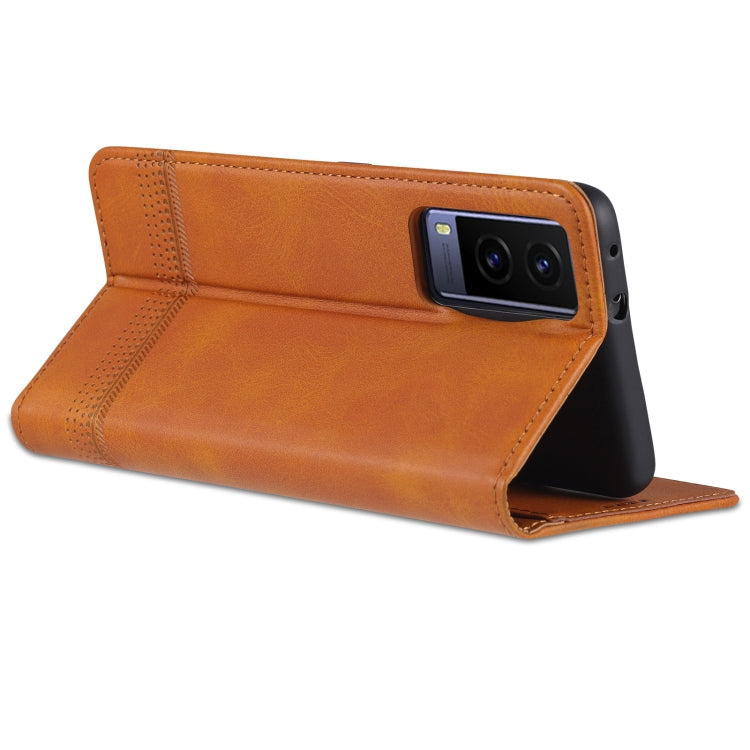 AZNS Magnetic Calf Texture Horizontal Flip Leather Phone Case, For vivo Y71t / V21e 5G, For Samsung Galaxy M52 5G AZNS Magnetic Calf Texture Horizontal Flip Leather Phone Case, For vivo Y71t / V21e 5G, For Samsung Galaxy M52 5G