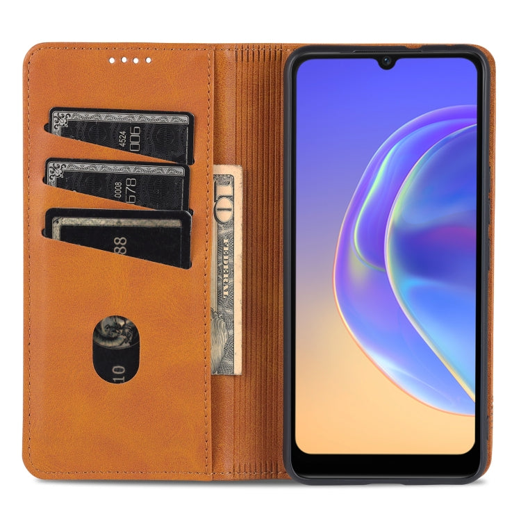 AZNS Magnetic Calf Texture Horizontal Flip Leather Phone Case, For vivo Y71t / V21e 5G, For Samsung Galaxy M52 5G AZNS Magnetic Calf Texture Horizontal Flip Leather Phone Case, For vivo Y71t / V21e 5G, For Samsung Galaxy M52 5G