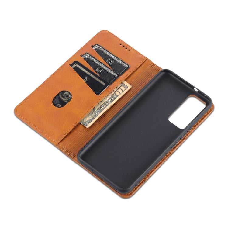AZNS Magnetic Calf Texture Horizontal Flip Leather Phone Case, For vivo Y71t / V21e 5G, For Samsung Galaxy M52 5G AZNS Magnetic Calf Texture Horizontal Flip Leather Phone Case, For vivo Y71t / V21e 5G, For Samsung Galaxy M52 5G