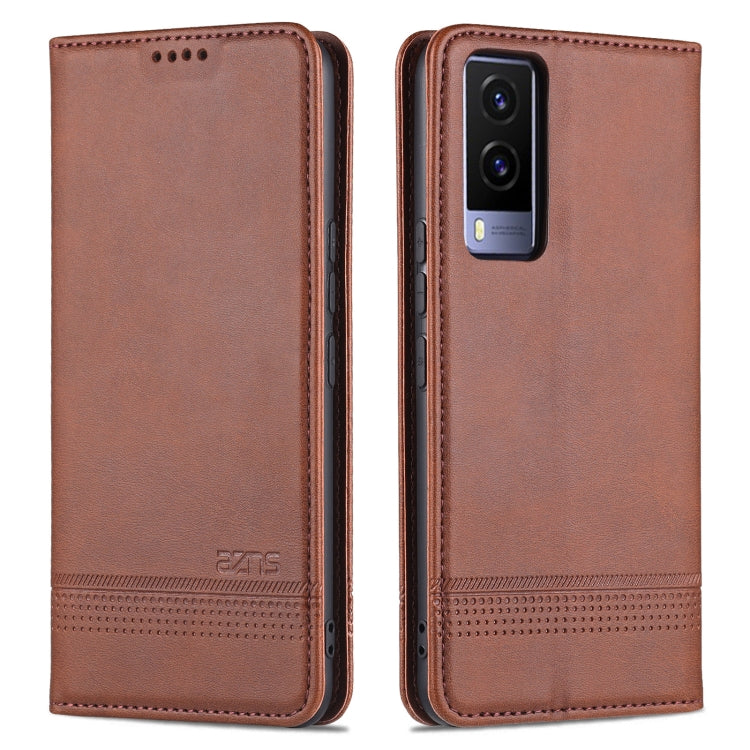 AZNS Magnetic Calf Texture Horizontal Flip Leather Phone Case, For vivo Y71t / V21e 5G, For Samsung Galaxy M52 5G AZNS Magnetic Calf Texture Horizontal Flip Leather Phone Case, For vivo Y71t / V21e 5G, For Samsung Galaxy M52 5G