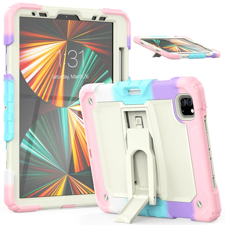 Funda de silicona + PC para tableta con soporte, para iPad Pro 11 2022/2021/2020/2018 Funda de silicona + PC para tableta con soporte, para iPad Pro 11 2022/2021/2020/2018
