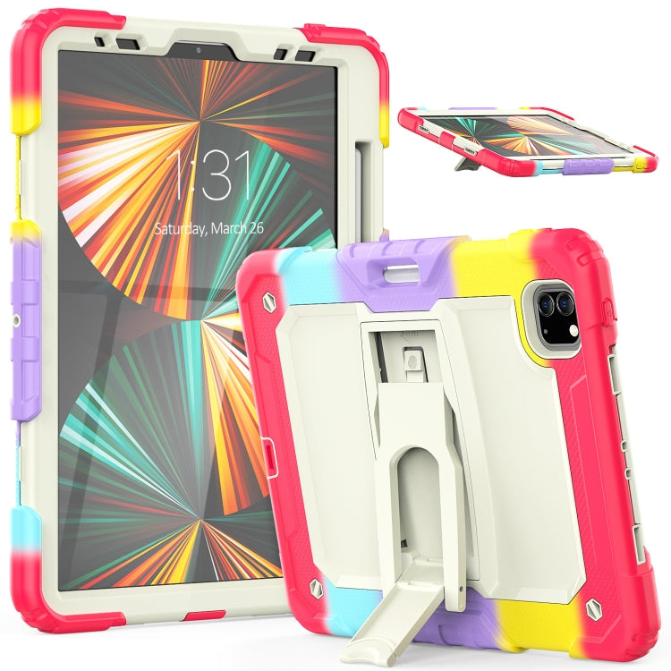 Funda de silicona + PC para tableta con soporte, para iPad Pro 11 2022/2021/2020/2018 Funda de silicona + PC para tableta con soporte, para iPad Pro 11 2022/2021/2020/2018