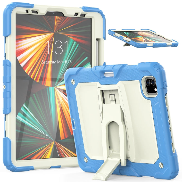 Funda de silicona + PC para tableta con soporte, para iPad Pro 11 2022/2021/2020/2018 Funda de silicona + PC para tableta con soporte, para iPad Pro 11 2022/2021/2020/2018
