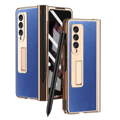 Electroplated Hinge Pen Slot Kevlar Phone Case