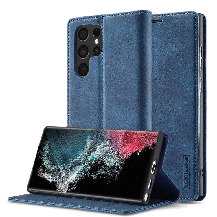 LC.IMEEKE Soft PU + TPU Magnetic Skin-friendly Feeling Leather Phone Case, For Samsung Galaxy S22 Ultra, For Samsung Galaxy S22 LC.IMEEKE Soft PU + TPU Magnetic Skin-friendly Feeling Leather Phone Case, For Samsung Galaxy S22 Ultra, For Samsung Galaxy S22