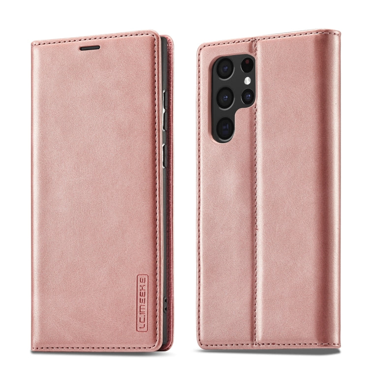 LC.IMEEKE Soft PU + TPU Magnetic Skin-friendly Feeling Leather Phone Case, For Samsung Galaxy S22 Ultra, For Samsung Galaxy S22 LC.IMEEKE Soft PU + TPU Magnetic Skin-friendly Feeling Leather Phone Case, For Samsung Galaxy S22 Ultra, For Samsung Galaxy S22