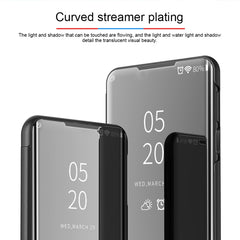 Plated Mirror Horizontal Flip Leather Case with Holder, For Xiaomi Mi Note10 / Note 10 Pro