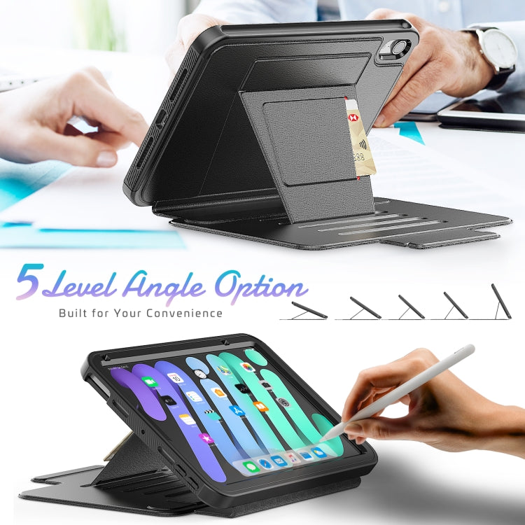 Funda de cuero magnética Smart B para tableta, para iPad mini 6, para iPad mini 6 / mini 2024 Funda de cuero magnética Smart B para tableta, para iPad mini 6, para iPad mini 6 / mini 2024