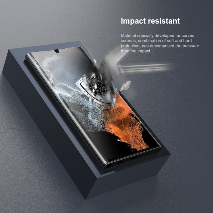 NILLKIN Impact Resistant Curved Surface Film For Samsung Galaxy S22 5G, For Samsung Galaxy S22 Ultra 5G NILLKIN Impact Resistant Curved Surface Film For Samsung Galaxy S22 5G, For Samsung Galaxy S22 Ultra 5G