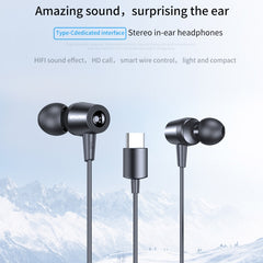 awei TC-1 Type-C / USB-C Stereo Surround In-ear Wired Earphone