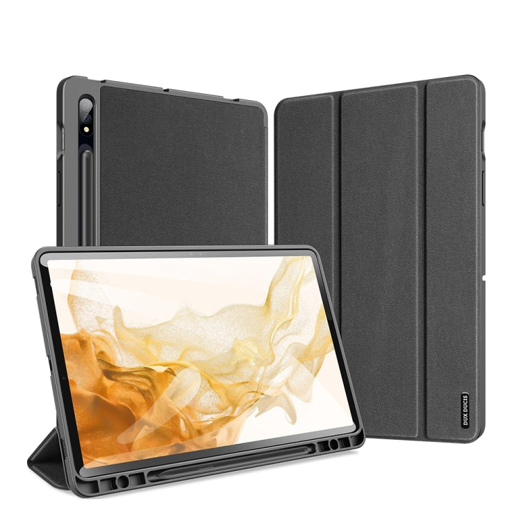 DUX DUCIS Domo Series Magnetic PU Leather Tablet Case, For Samsung Galaxy Tab S8 / Galaxy Tab S7 DUX DUCIS Domo Series Magnetic PU Leather Tablet Case, For Samsung Galaxy Tab S8 / Galaxy Tab S7
