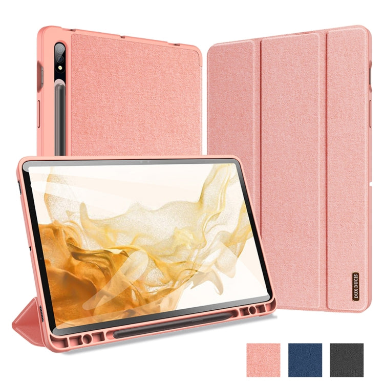 DUX DUCIS Domo Series Magnetic PU Leather Tablet Case, For Samsung Galaxy Tab S8 / Galaxy Tab S7 DUX DUCIS Domo Series Magnetic PU Leather Tablet Case, For Samsung Galaxy Tab S8 / Galaxy Tab S7