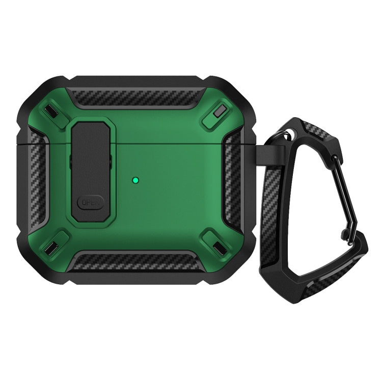 Estuche protector a prueba de golpes para auriculares con gancho para AirPods 3, para AirPods 3 Estuche protector a prueba de golpes para auriculares con gancho para AirPods 3, para AirPods 3