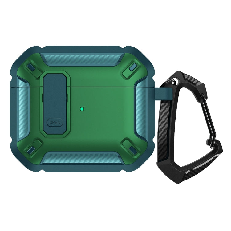 Estuche protector a prueba de golpes para auriculares con gancho para AirPods 3, para AirPods 3 Estuche protector a prueba de golpes para auriculares con gancho para AirPods 3, para AirPods 3
