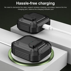Estuche protector a prueba de golpes para auriculares con gancho para AirPods 3, para AirPods 3