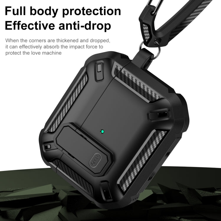 Estuche protector a prueba de golpes para auriculares con gancho para AirPods 3, para AirPods 3 Estuche protector a prueba de golpes para auriculares con gancho para AirPods 3, para AirPods 3