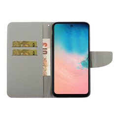 3D Colored Drawing Horizontal Flip PU Leather Case with Holder & Card Slots & Wallet