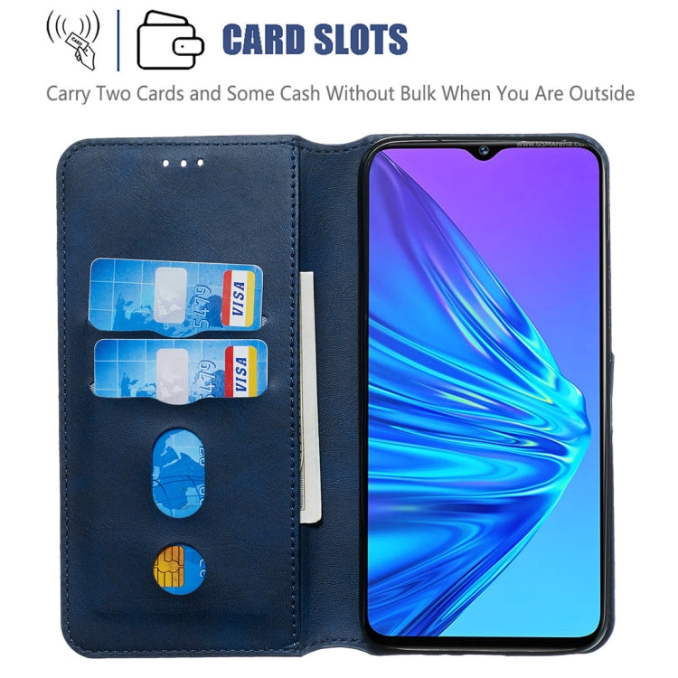 Classic Calf Texture Horizontal Flip PU Leather Case, with Holder & Card Slots & Wallet, For OPPO Realme 5, For OPPO Realme 5 Pro / Realme Q Classic Calf Texture Horizontal Flip PU Leather Case, with Holder & Card Slots & Wallet, For OPPO Realme 5, For OPPO Realme 5 Pro / Realme Q