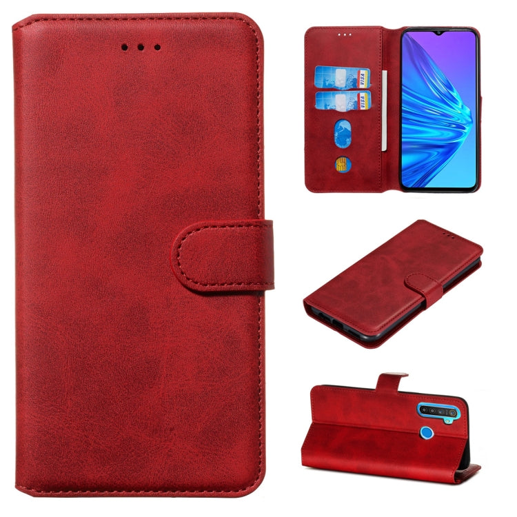 Classic Calf Texture Horizontal Flip PU Leather Case, with Holder & Card Slots & Wallet, For OPPO Realme 5, For OPPO Realme 5 Pro / Realme Q Classic Calf Texture Horizontal Flip PU Leather Case, with Holder & Card Slots & Wallet, For OPPO Realme 5, For OPPO Realme 5 Pro / Realme Q