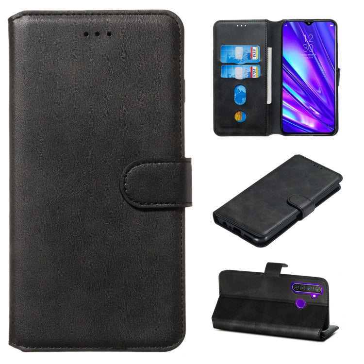 Classic Calf Texture Horizontal Flip PU Leather Case, with Holder & Card Slots & Wallet, For OPPO Realme 5, For OPPO Realme 5 Pro / Realme Q Classic Calf Texture Horizontal Flip PU Leather Case, with Holder & Card Slots & Wallet, For OPPO Realme 5, For OPPO Realme 5 Pro / Realme Q