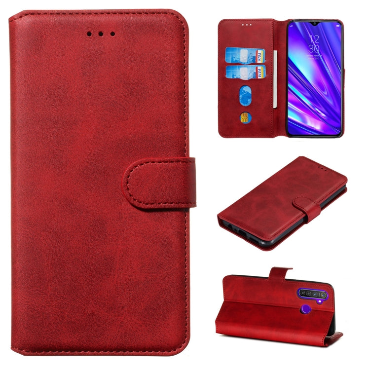 Classic Calf Texture Horizontal Flip PU Leather Case, with Holder & Card Slots & Wallet, For OPPO Realme 5, For OPPO Realme 5 Pro / Realme Q Classic Calf Texture Horizontal Flip PU Leather Case, with Holder & Card Slots & Wallet, For OPPO Realme 5, For OPPO Realme 5 Pro / Realme Q