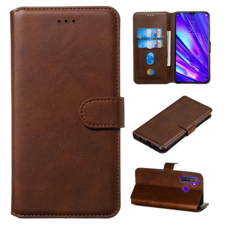 Classic Calf Texture Horizontal Flip PU Leather Case, with Holder & Card Slots & Wallet, For OPPO Realme 5, For OPPO Realme 5 Pro / Realme Q Classic Calf Texture Horizontal Flip PU Leather Case, with Holder & Card Slots & Wallet, For OPPO Realme 5, For OPPO Realme 5 Pro / Realme Q