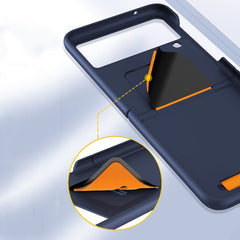 Funda para teléfono de PC con tacto esmerilado y correa para muñeca para Samsung Galaxy Z Flip4, para Samsung Galaxy Z Flip4