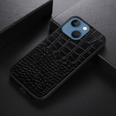 Crocodile Top Layer Cowhide Leather Case, For iPhone 13, For iPhone 13 Pro, For iPhone 13 Pro Max