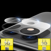 9D Transparent Rear Camera Lens Protector Tempered Glass Film Combination Packages, For iPhone 11 Pro