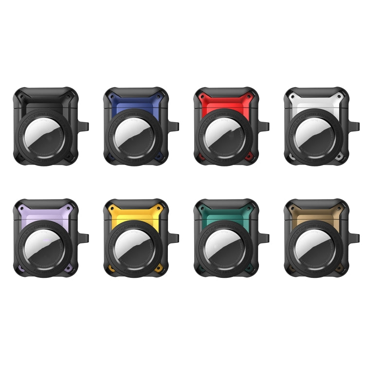 Funda protectora para auriculares inalámbricos con funda AirTag, para AirPods 1/2, para AirPods Pro, para AirPods 3 Funda protectora para auriculares inalámbricos con funda AirTag, para AirPods 1/2, para AirPods Pro, para AirPods 3