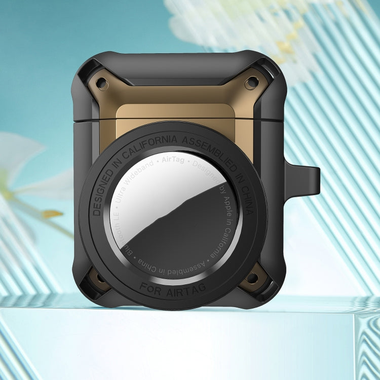 Funda protectora para auriculares inalámbricos con funda AirTag, para AirPods 1/2, para AirPods Pro, para AirPods 3 Funda protectora para auriculares inalámbricos con funda AirTag, para AirPods 1/2, para AirPods Pro, para AirPods 3