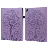 Funda de cuero con estampado de árboles y ciervos para tableta, para OPPO Pad de 11 pulgadas, para OPPO Realme Pad de 10,4 pulgadas, para Huawei MatePad T 10s de 10,1 pulgadas/T 10 de 9,7 pulgadas, para Lenovo Legion Y700, para iPad mini 6 2021/mini 2024