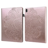 Peacock Embossed Pattern TPU + PU Leather Tablet Case, For Lenovo Tab E10 TB-X104F