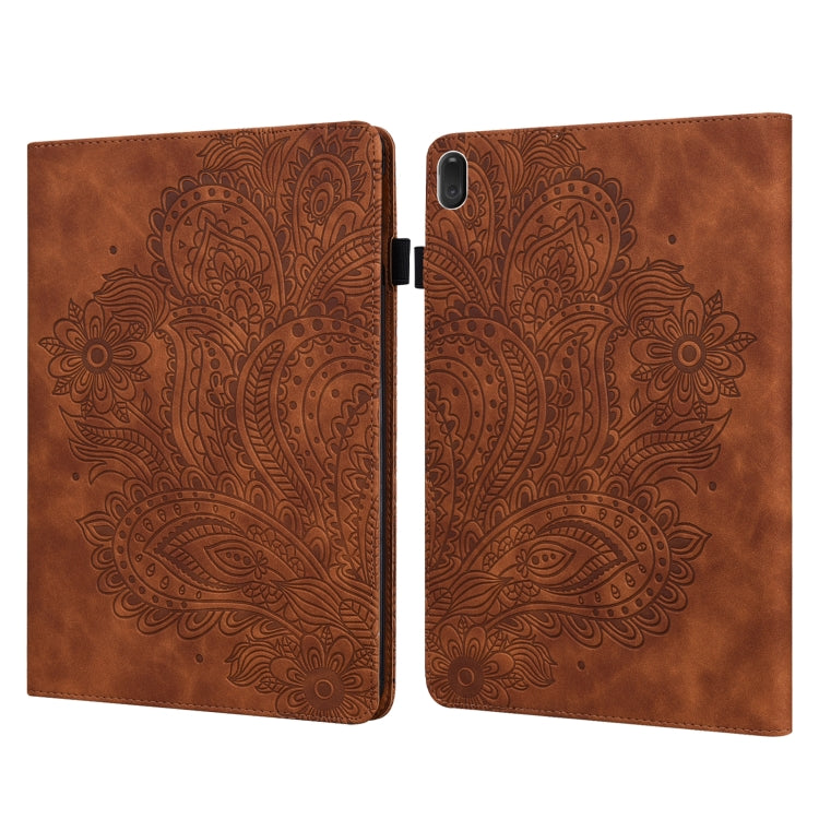 Peacock Embossed Pattern TPU + PU Leather Tablet Case, For Lenovo Tab E10 TB-X104F Peacock Embossed Pattern TPU + PU Leather Tablet Case, For Lenovo Tab E10 TB-X104F