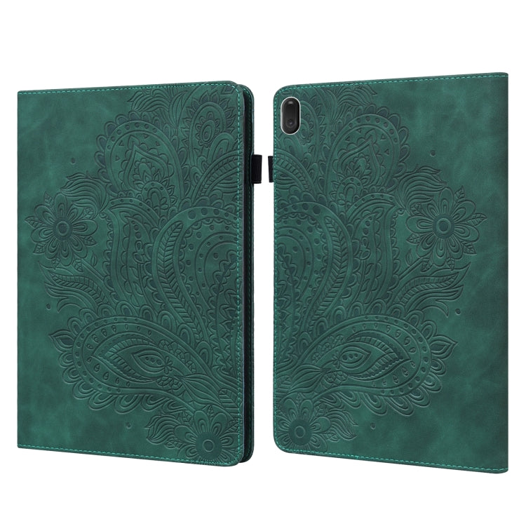 Peacock Embossed Pattern TPU + PU Leather Tablet Case, For Lenovo Tab E10 TB-X104F Peacock Embossed Pattern TPU + PU Leather Tablet Case, For Lenovo Tab E10 TB-X104F