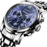 JIN SHI DUN 8750 Men Fashion Waterproof Luminous Mechanical Watch