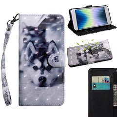 3D Painting Pattern Coloured Drawing Leather Phone Case, For iPhone SE 2022