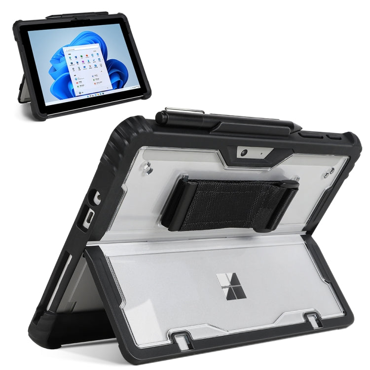 Acrylic Transparent Hand Strap Laptop Case, For MicroSoft Surface Pro 8, For MicroSoft Surface Pro 4 / 5 / 6 / 7 / 7+, For MicroSoft Surface Go 1 / 2 / 3 Acrylic Transparent Hand Strap Laptop Case, For MicroSoft Surface Pro 8, For MicroSoft Surface Pro 4 / 5 / 6 / 7 / 7+, For MicroSoft Surface Go 1 / 2 / 3