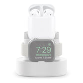 A001 3 In 1 Silicone Charging Holder for iPhone / iWatch / AirPods