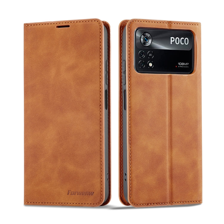 Forwenw Dream Series Oil Edge Strong Magnetism Leather Phone Case, For Xiaomi Poco X4 Pro 5G, For Xiaomi Redmi Note 11 4G Global, For Xiaomi Redmi Note 11 Pro 4G Global Forwenw Dream Series Oil Edge Strong Magnetism Leather Phone Case, For Xiaomi Poco X4 Pro 5G, For Xiaomi Redmi Note 11 4G Global, For Xiaomi Redmi Note 11 Pro 4G Global